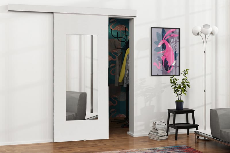 Malibu dør 220x106x205 cm - Opbevaring - Tøjopbevaring - Garderobeskabe - Garderobedør - Skydedør garderobe
