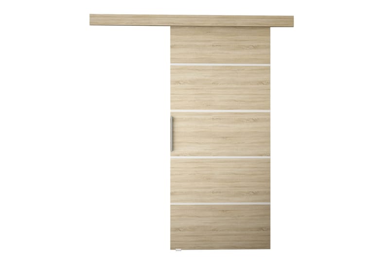 Nemanja Skydedør 86x205 cm - Eg - Opbevaring - Tøjopbevaring - Garderobeskabe - Garderobedør - Skydedør garderobe