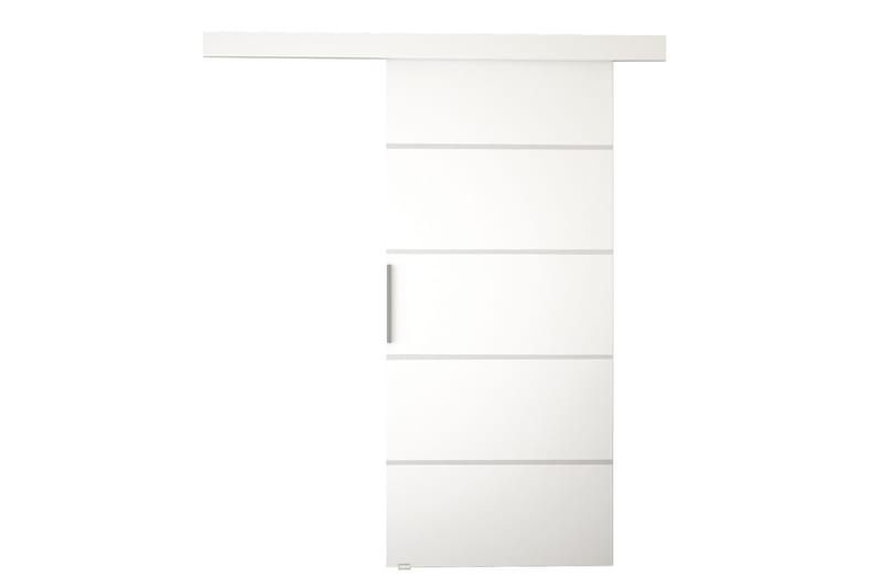 Nemanja Skydedør 86x205 cm - Hvid - Opbevaring - Tøjopbevaring - Garderobeskabe - Garderobedør - Skydedør garderobe
