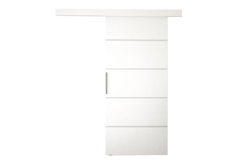 Nemanja Skydedør 86x205 cm - Hvid - Opbevaring - Tøjopbevaring - Garderobeskabe - Garderobedør - Skydedør garderobe