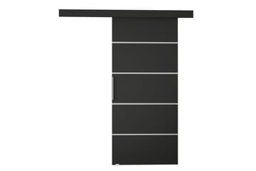Nemanja Skydedør 86x205 cm - Sort - Opbevaring - Tøjopbevaring - Garderobeskabe - Garderobedør - Skydedør garderobe