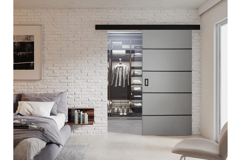 Santina Skydedør 204 cm - Skydedør garderobe