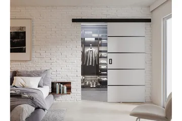 Santina Skydedør 204 cm - Opbevaring - Tøjopbevaring - Garderobeskabe - Garderobedør - Skydedør garderobe
