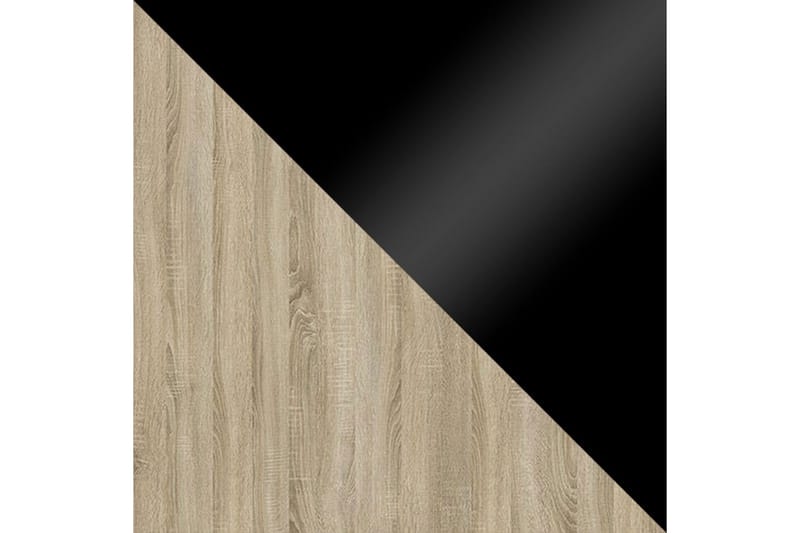 Skydedør MARS - Eg / Sort - Opbevaring - Tøjopbevaring - Garderobeskabe - Garderobedør - Skydedør garderobe