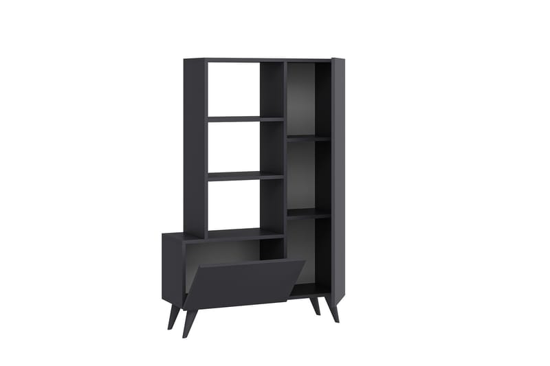 Agostina Skoreol Garderobe 80x121 cm Antracit - Hanah Home - Opbevaring - Tøjopbevaring - Garderobeskabe - Garderobeindretning - Skohylde garderobe