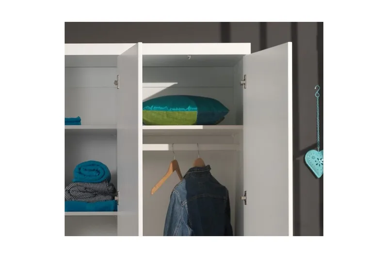 Ekstra bøjlestang til 3-dørs garderobeskab Lara, undefined