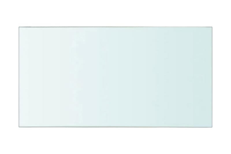 Hylde Glaspanel Gennemsigtig 30X15 Cm - gennemsigtig - Opbevaring - Tøjopbevaring - Garderobeskabe - Garderobeindretning - Hylder til garderobe