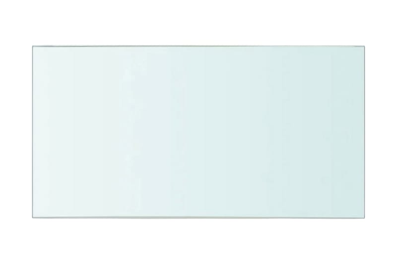 Hylde Glaspanel Gennemsigtig 30X15 Cm - gennemsigtig - Hylder til garderobe - Hylder & hyldeknægte