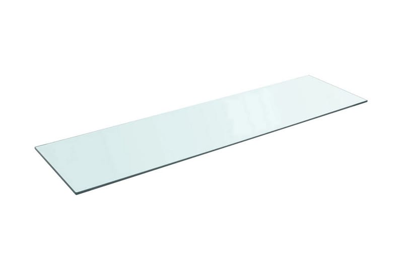 Hylde Glaspanel Klar 110X30 Cm - gennemsigtig - Opbevaring - Tøjopbevaring - Garderobeskabe - Garderobeindretning - Hylder til garderobe