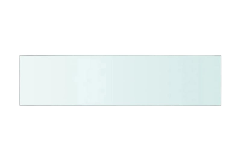 Hylde Glaspanel Klar 60X15 Cm - gennemsigtig - Hylder til garderobe - Hylder & hyldeknægte