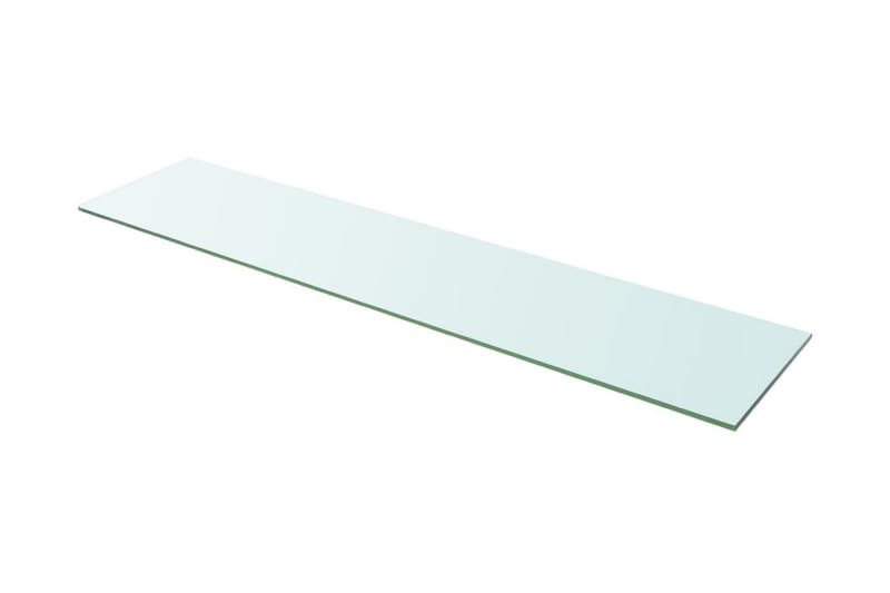hylder 2 stk. glaspanel 110 x 25 cm klar - gennemsigtig - Opbevaring - Tøjopbevaring - Garderobeskabe - Garderobeindretning - Hylder til garderobe