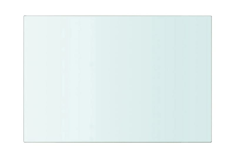 hylder 2 stk. glaspanel 20 x 25 cm klar - gennemsigtig - Hylder til garderobe - Hylder & hyldeknægte