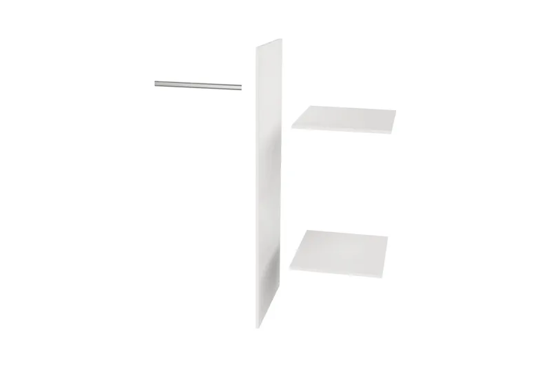 Varius Garderobe 2 Låger 2 Skuffer, Hvid