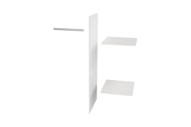 Varius Garderobe 2 Låger 2 Skuffer, Hvid