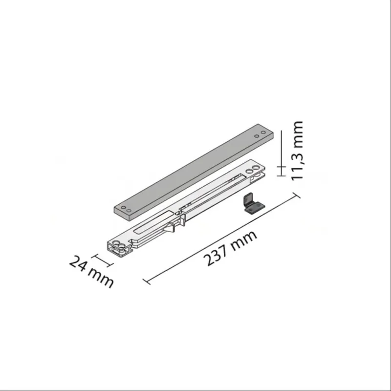 Stillesystem til garderobe Alabama Type 61, 63, undefined