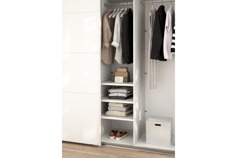 Vanish Hyldeknægt 47x55 cm - Hvid - Opbevaring - Tøjopbevaring - Garderobeskabe - Garderobeindretning - Hyldeknægte til garderobe