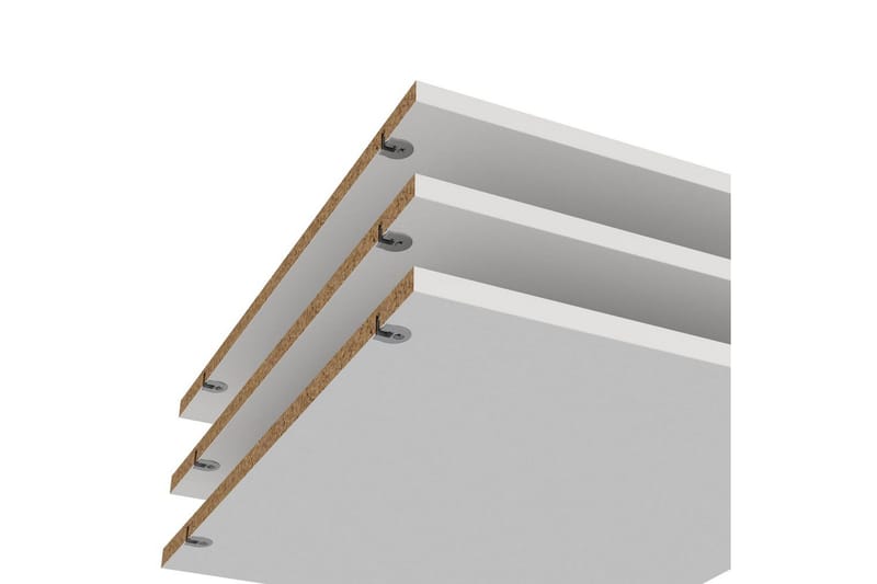Vanish Hyldeknægt 47x55 cm - Hvid - Opbevaring - Tøjopbevaring - Garderobeskabe - Garderobeindretning - Hyldeknægte til garderobe