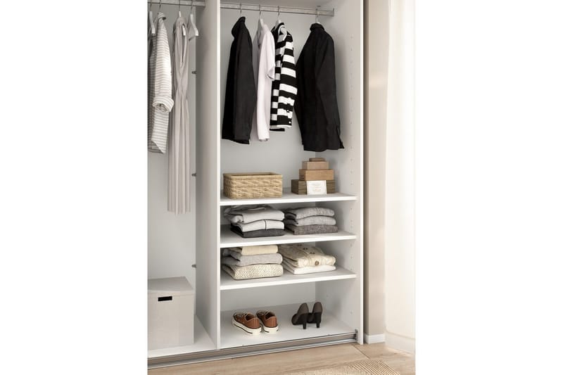 Vanish Hyldeknægt 71x55 cm - Hvid - Opbevaring - Tøjopbevaring - Garderobeskabe - Garderobeindretning - Hyldeknægte til garderobe