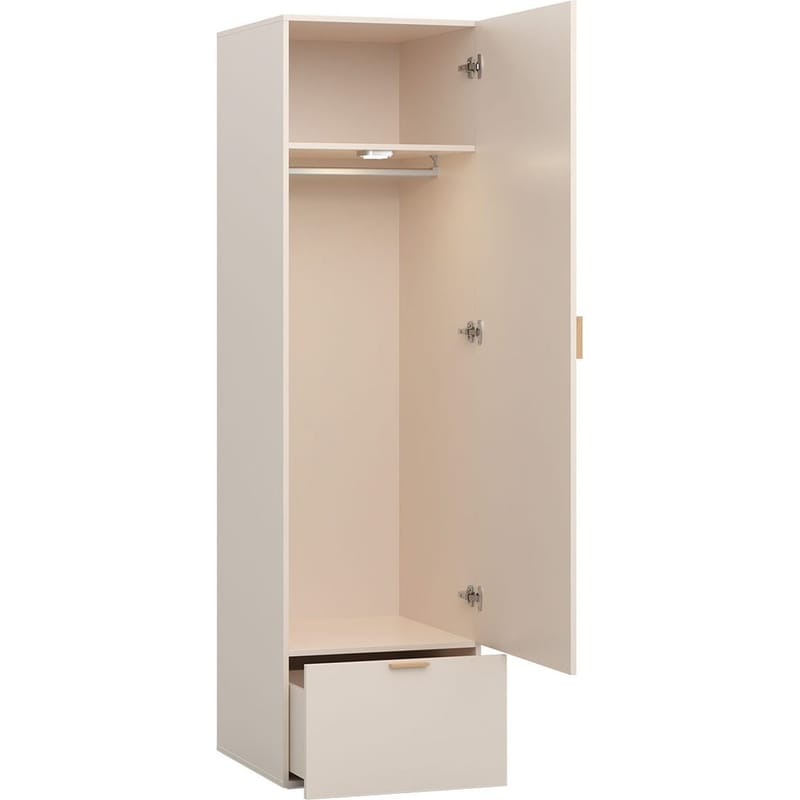 Garderobeskab 4 You Fresh 1 dør - Eg - Opbevaring - Tøjopbevaring - Garderobeskabe - Garderobeskab & klædeskab