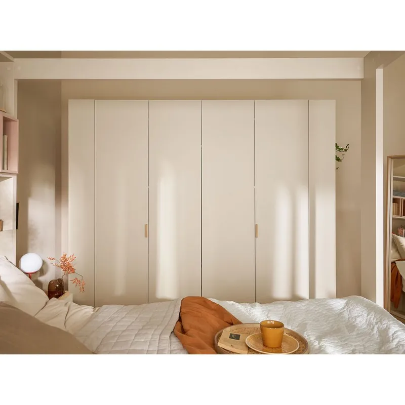 Garderobeskab 4 You Fresh 4 døre - Eg, 206 cm - Opbevaring - Tøjopbevaring - Garderobeskabe - Garderobeskab & klædeskab