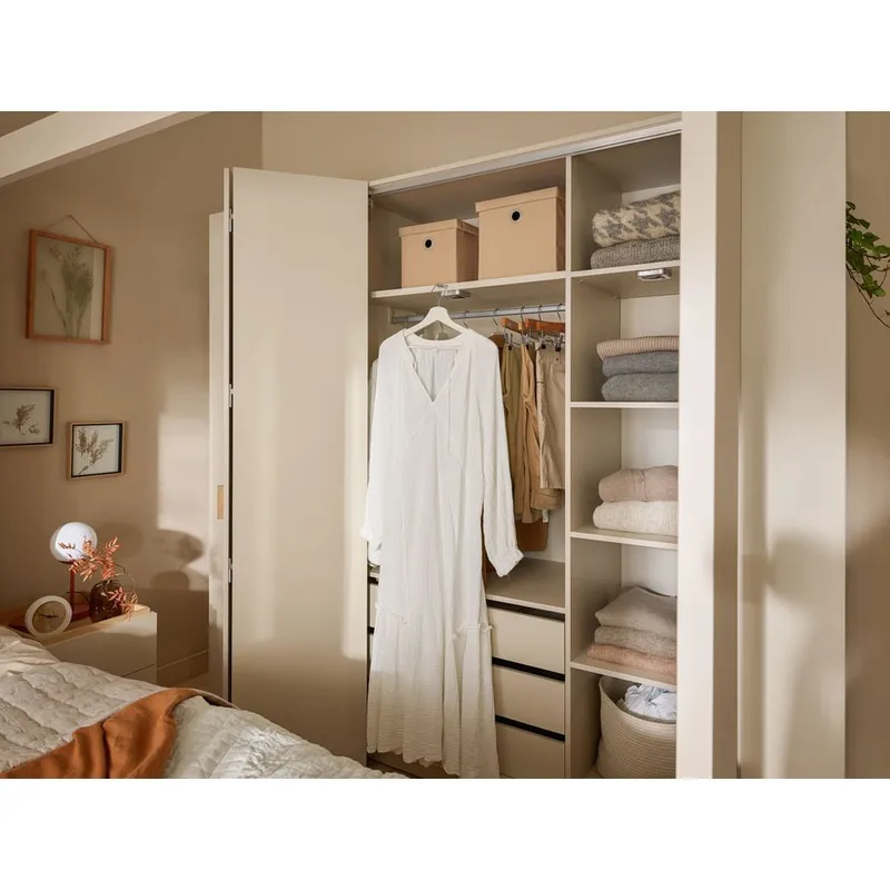 Garderobeskab 4 You Fresh 4 døre - Eg, 240,6 cm - Opbevaring - Tøjopbevaring - Garderobeskabe - Garderobeskab & klædeskab