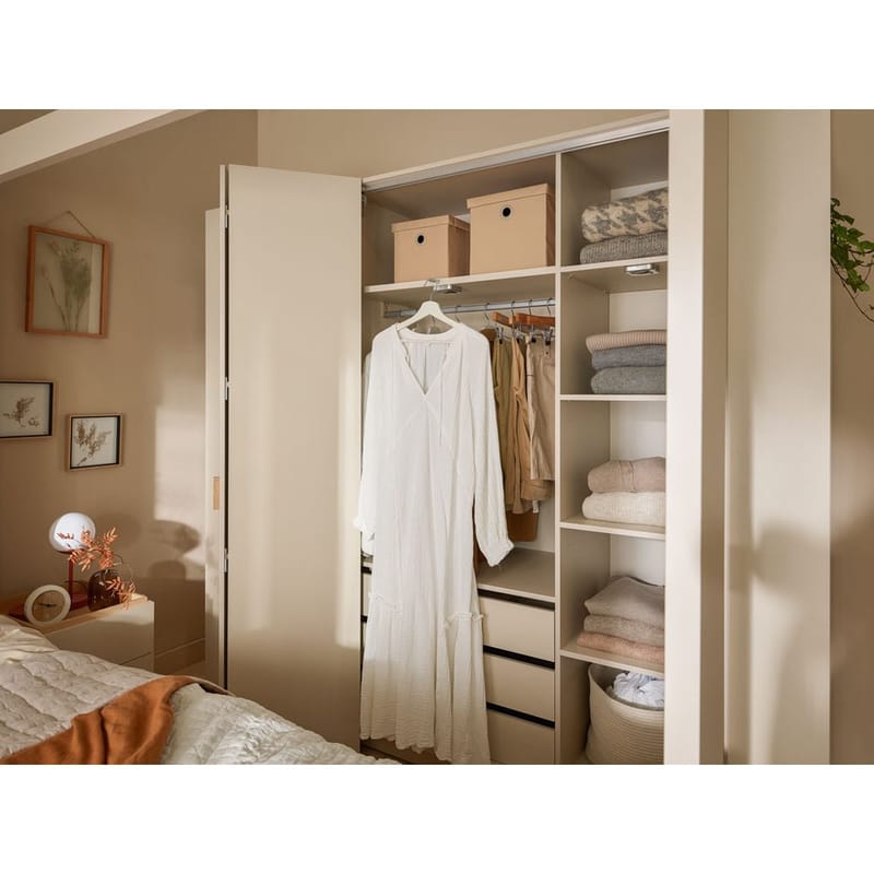 Garderobeskab 4 You Fresh 4 døre - Eg, 240,6 cm - Opbevaring - Tøjopbevaring - Garderobeskabe - Garderobeskab & klædeskab