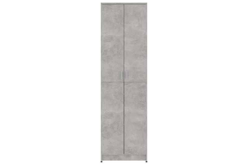 garderobeskab 55x25x189 cm spånplade betongrå - Grå - Garderobeskabe - Garderobeskab & klædeskab