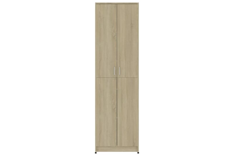 Garderobeskab 55x25x189 cm spånplade sonoma-eg - Brun - Opbevaring - Tøjopbevaring - Garderobeskabe