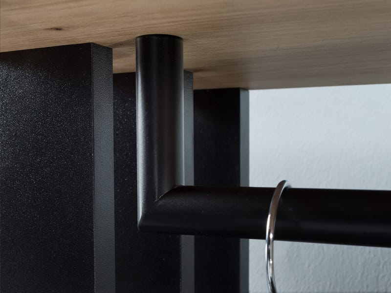 garderobeskab Garderobe MILO brun - Opbevaring - Tøjopbevaring - Garderobeskabe