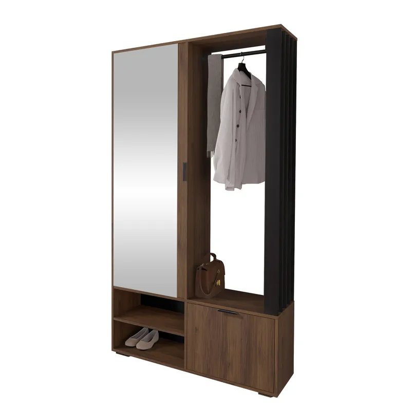 garderobeskab Garderobe MILO brun, undefined