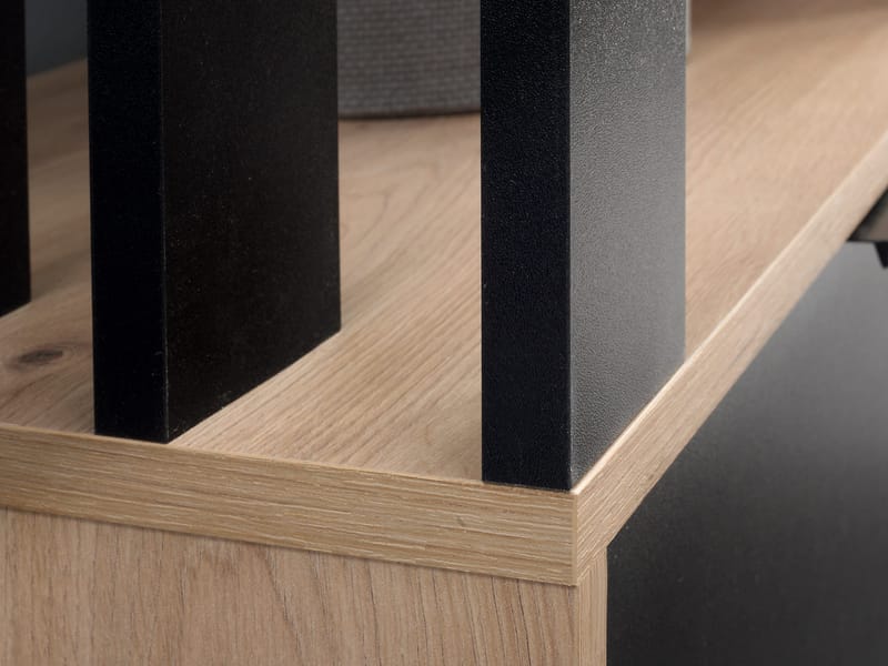 garderobeskab Garderobe MILO brun - Opbevaring - Tøjopbevaring - Garderobeskabe