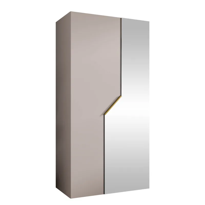 garderobeskab Garderobeskab ANDREW 2 100 kashmir Guld, undefined
