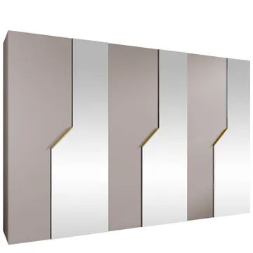 garderobeskab Garderobeskab ANDREW 2 300 kashmir Guld