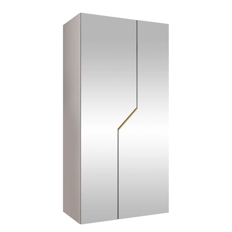 garderobeskab Garderobeskab ANDREW 3 100 hvid Guld