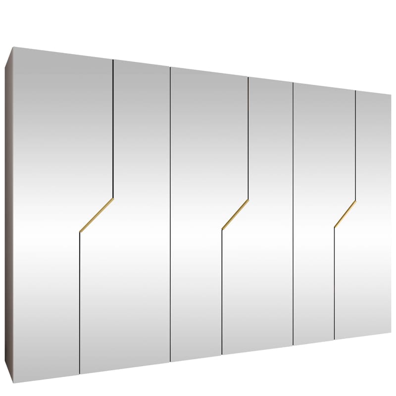 garderobeskab Garderobeskab ANDREW 3 300 kashmir Guld, undefined