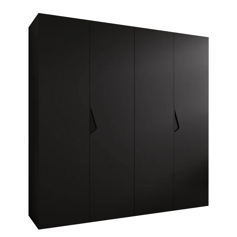 garderobeskab Garderobeskab SANDI 1 200 sort Sort, undefined