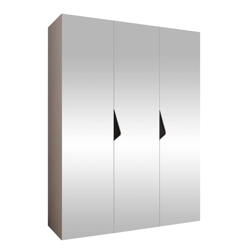 garderobeskab Garderobeskab SANDI 3 150 cashmere Sort, undefined