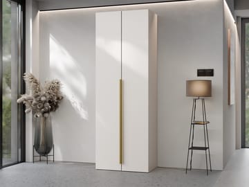 garderobeskab Garderobeskab uden spejl KERKIN 2D beige - Opbevaring - Tøjopbevaring - Garderobeskabe - Garderobeskab & klædeskab