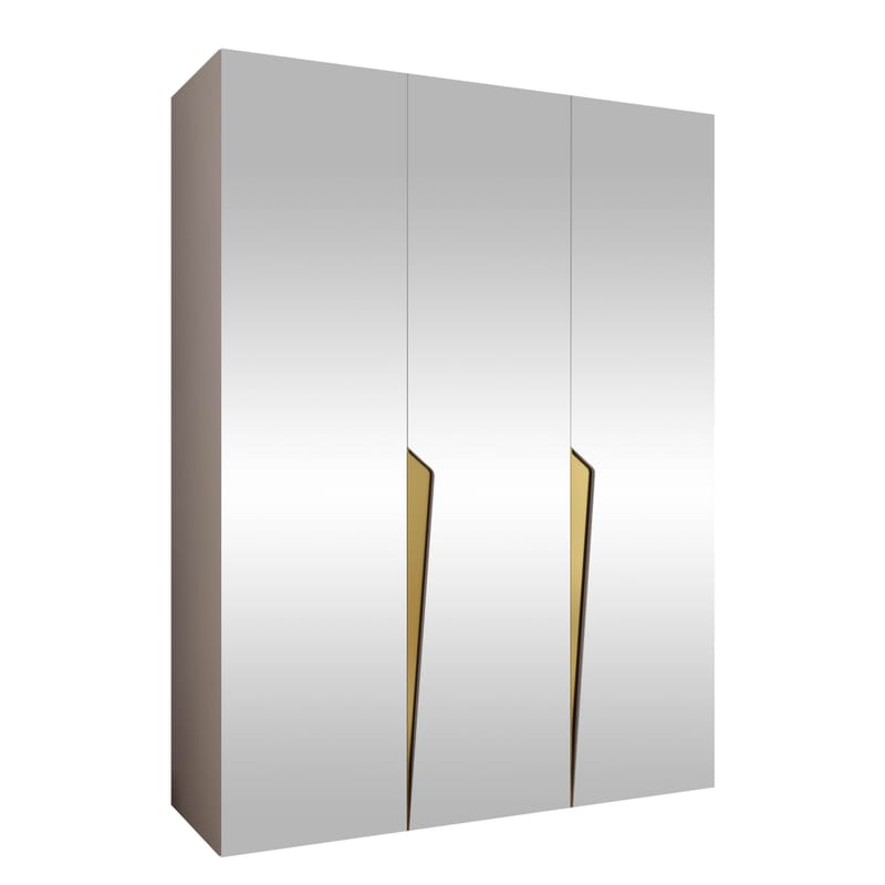 garderobeskab Garderobeskab PIANO 3 150 cashmere Guld, undefined