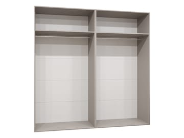 garderobeskab Garderobeskab PIANO 3 200 sort Sort - Opbevaring - Tøjopbevaring - Garderobeskabe