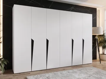 garderobeskab Garderobeskab PIANO 1 300 hvid Sort - Opbevaring - Tøjopbevaring - Garderobeskabe