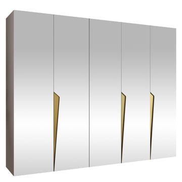 garderobeskab Garderobeskab PIANO 3 250 cashmere Guld - Opbevaring - Tøjopbevaring - Garderobeskabe