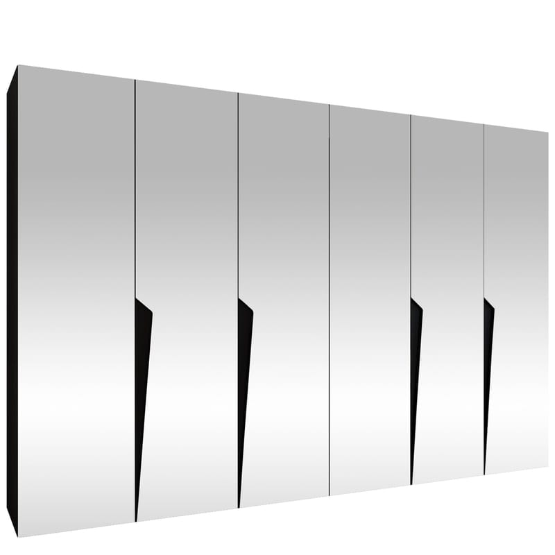 garderobeskab Garderobeskab PIANO 3 300 sort Sort, undefined