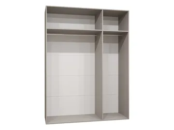 garderobeskab Garderobeskab PIANO 3 150 sort Sort - Opbevaring - Tøjopbevaring - Garderobeskabe