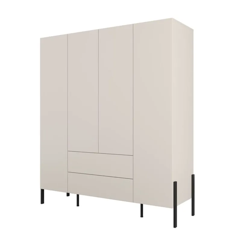 Garderobeskab Jukon S 4 Døre med 2 Skuffer, undefined