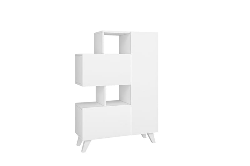 Bambalina Garderobeskab 80x122 cm Hvid - Hanah Home - Opbevaring - Tøjopbevaring - Garderobeskabe - Garderobeskab & klædeskab