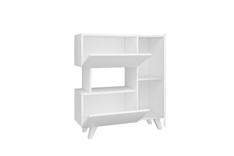 Bambonia Garderobeskap 90x102 cm Hvit - Hanah Home - Opbevaring - Tøjopbevaring - Garderobeskabe - Garderobeskab & klædeskab