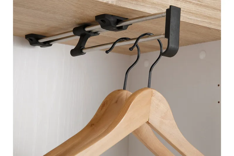 Dareia garderobe 60 cm - Brun - Opbevaring - Tøjopbevaring - Garderobeskabe - Garderobeskab & klædeskab