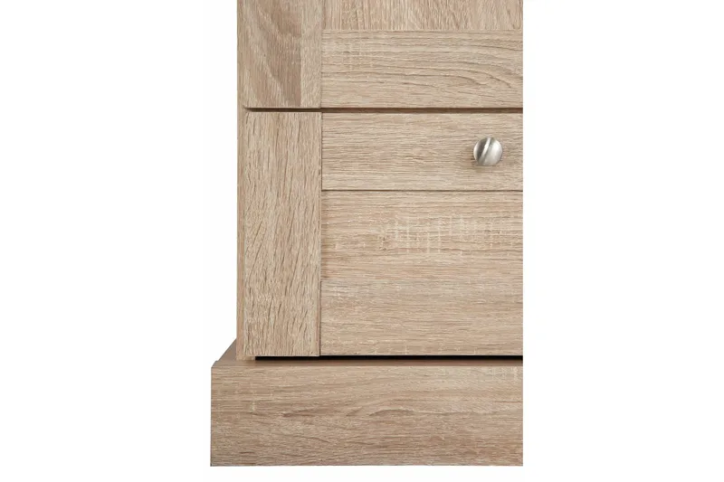 Dareia garderobe 60 cm - Brun - Opbevaring - Tøjopbevaring - Garderobeskabe - Garderobeskab & klædeskab