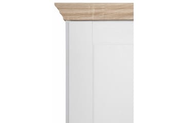 Dareia garderobe 60 cm - hvid/Brun - Opbevaring - Tøjopbevaring - Garderobeskabe - Garderobeskab & klædeskab